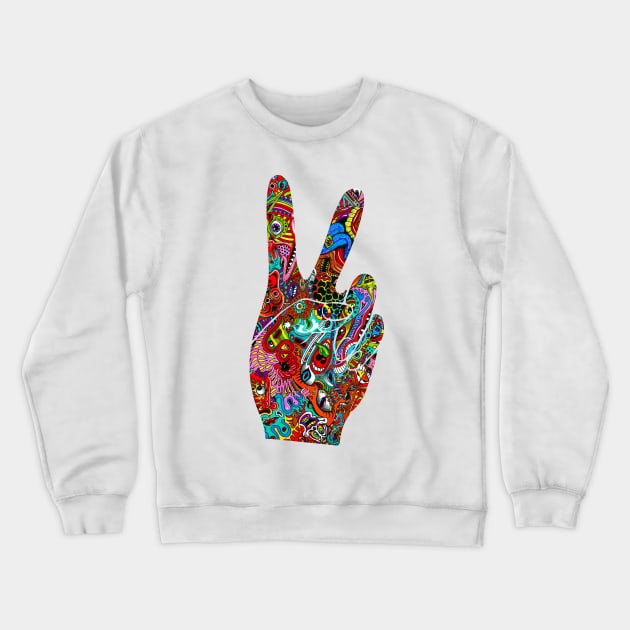 Peace, Man! Crewneck Sweatshirt by CelestialStudio